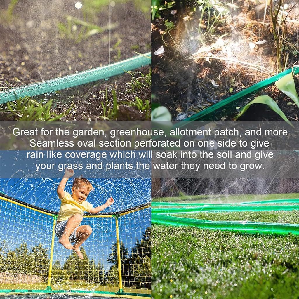 Garden Hose 49.2Ft PVC Soaker Hose Universal Garden Soaker