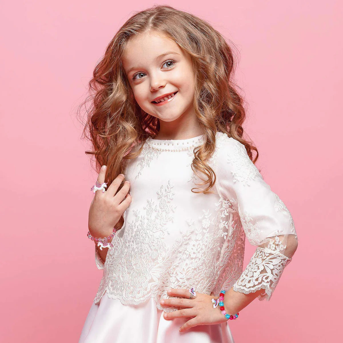 Unicorn Bracelet Jewelry Set for Girls 12Pcs