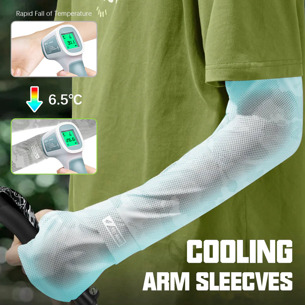 Arm Sleeves for Men Women UV Protection Ice Silk