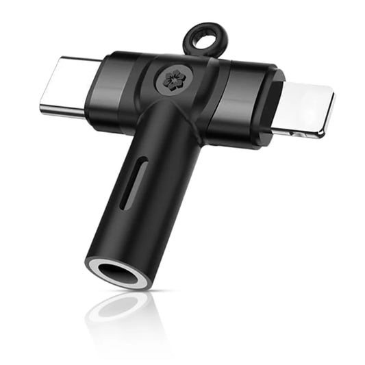 USB C to 3.5mm Audio Adapter 2-in-1 Aux Adapter for iPhone 15/14/13