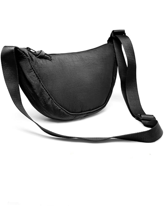 Nylon Crescent Hobos Crossbody Shoulder Bag Waterproof