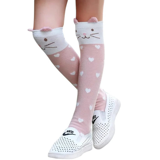 Cute Kitty Winter Warm Long Socks
