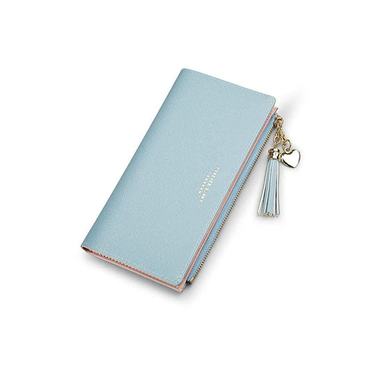 Wallets Purses for Women Leather Thin Travel Clutch