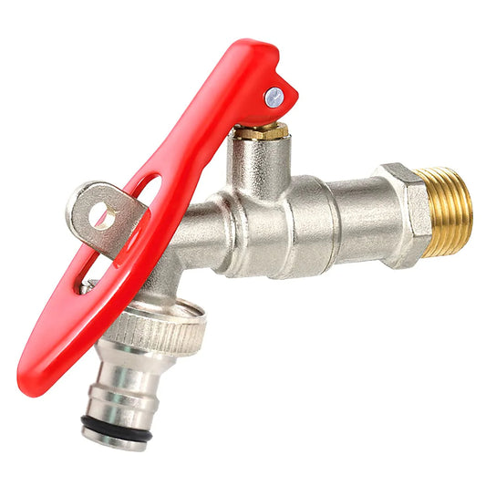 Tap with Lock, 1/2" Thread Water Tap Lockable Faucet