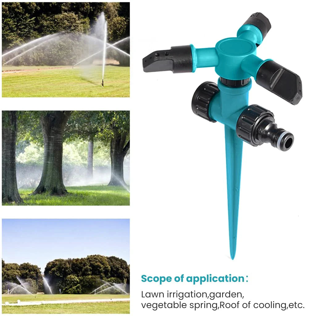 360° Rotating Irrigation Sprinkler