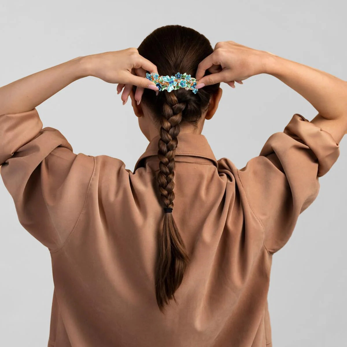 Women Stylish Latest Flower Spring Hair Clip
