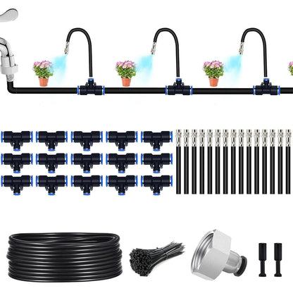 Slow Drip Irrigation Kit 15m Long Drip Water Pipe