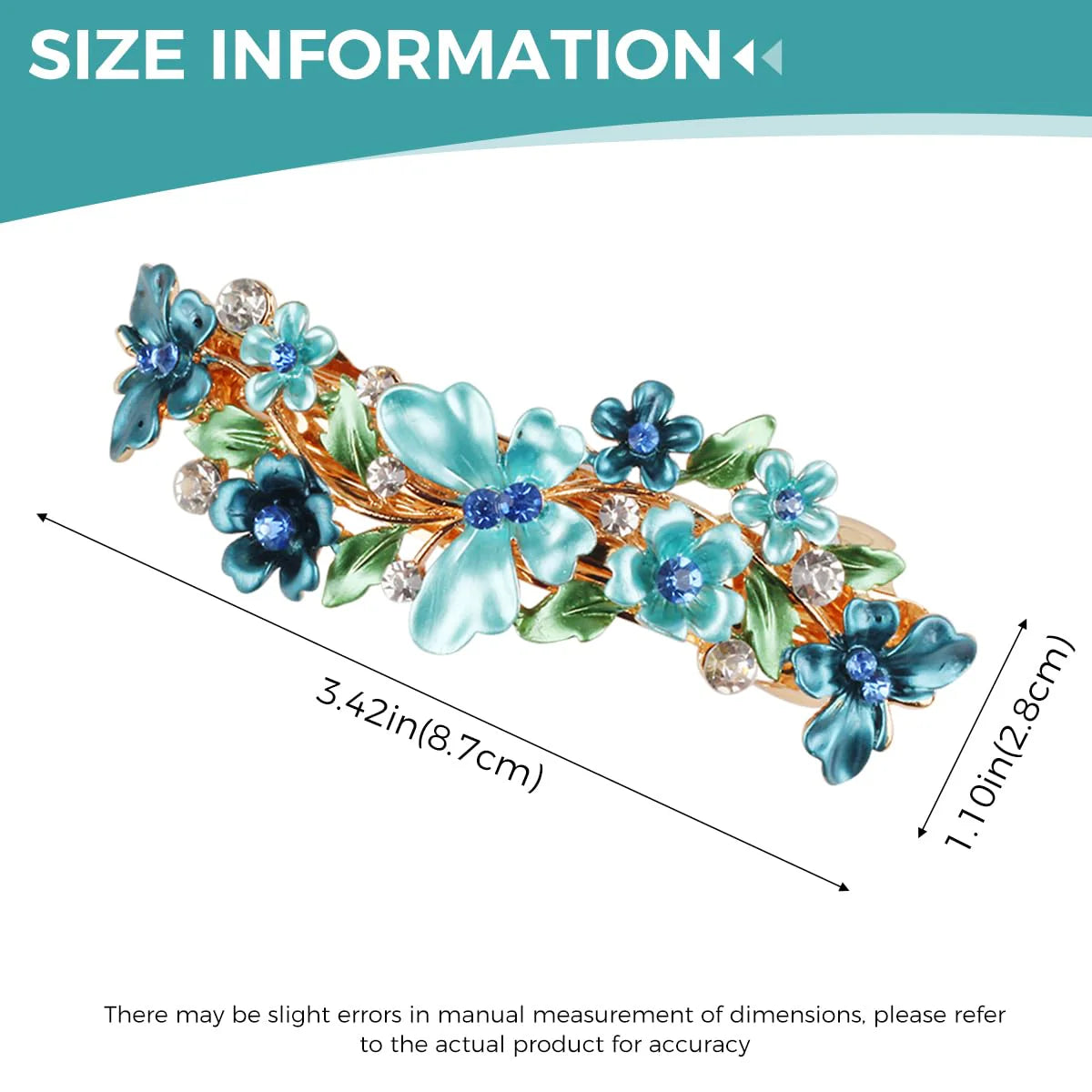 Women Stylish Latest Flower Spring Hair Clip