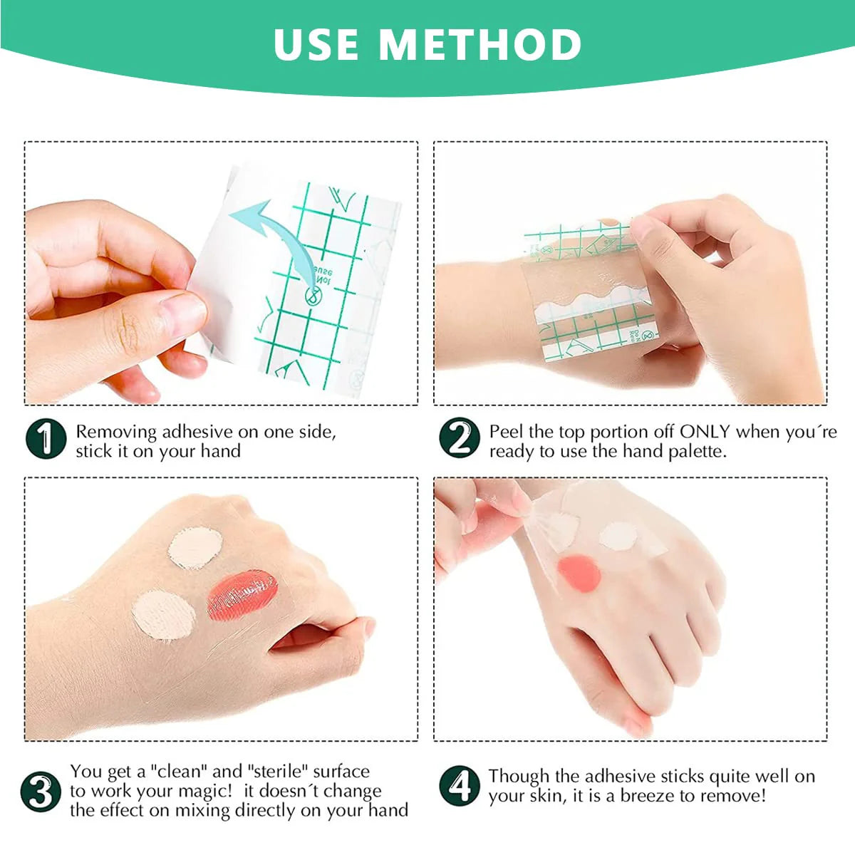 Hand Palette for Makeup PU Film