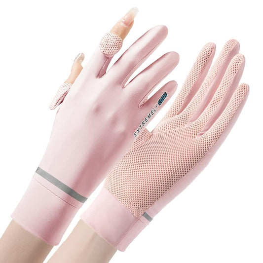 Hand Gloves for Women Sun Protection Non-Slip Touch Screen Gloves