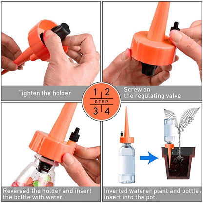 12Pcs Drip Irrigation Kit for Garden Home Office with Slow Release Control
