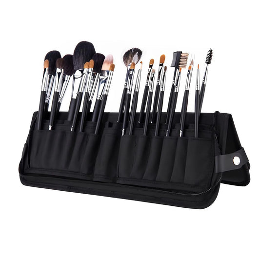 Portable Travel Makeup Brush Holder Organizer Bag
