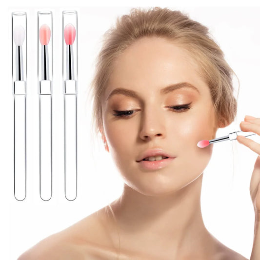 Reusable Silicone Lip Applicator with Cover