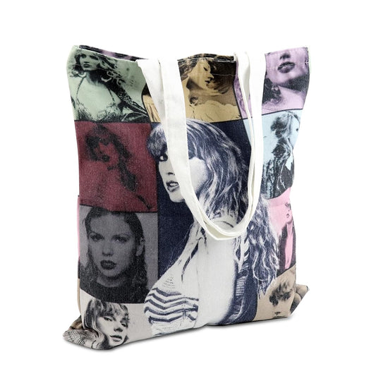 Girls Tote Bag Taylor Swift Print Canvas Bag