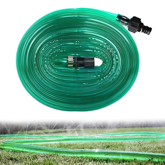 Garden Hose 49.2Ft PVC Soaker Hose Universal Garden Soaker