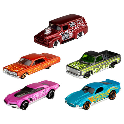 Hot Wheels 5 Car Gift Pack, Metal Cars (Styles May Vary) Multicolor, 3 years and above