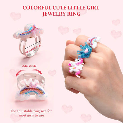 Unicorn Bracelet Jewelry Set for Girls 12Pcs