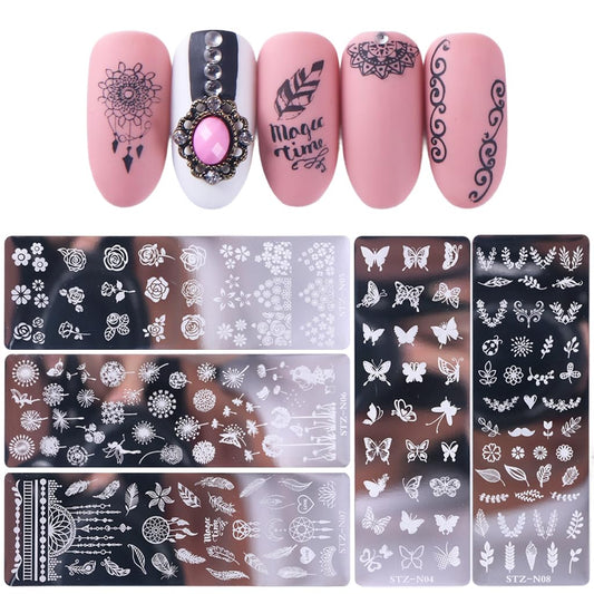 Stamping Plates for DIY Nail Art