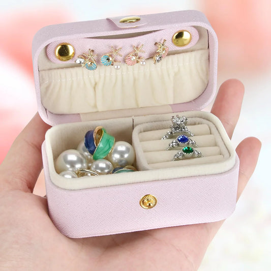 Travel Jewellery Box Earrings Organizer Box Portable