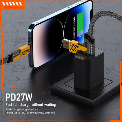 USB C Charging Cable USB C Data Cable 4 in 1 USB C to Light-ing USB C to USB A Cable USB A